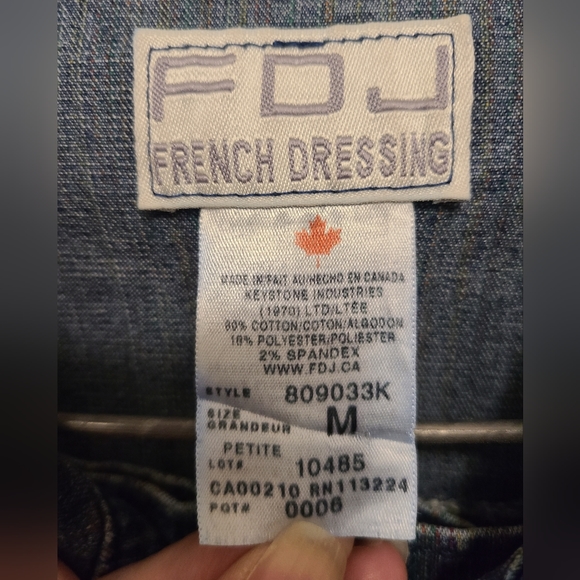 FDJ French Dressing Denim Jacket & Pant Suit - Picture 4 of 4